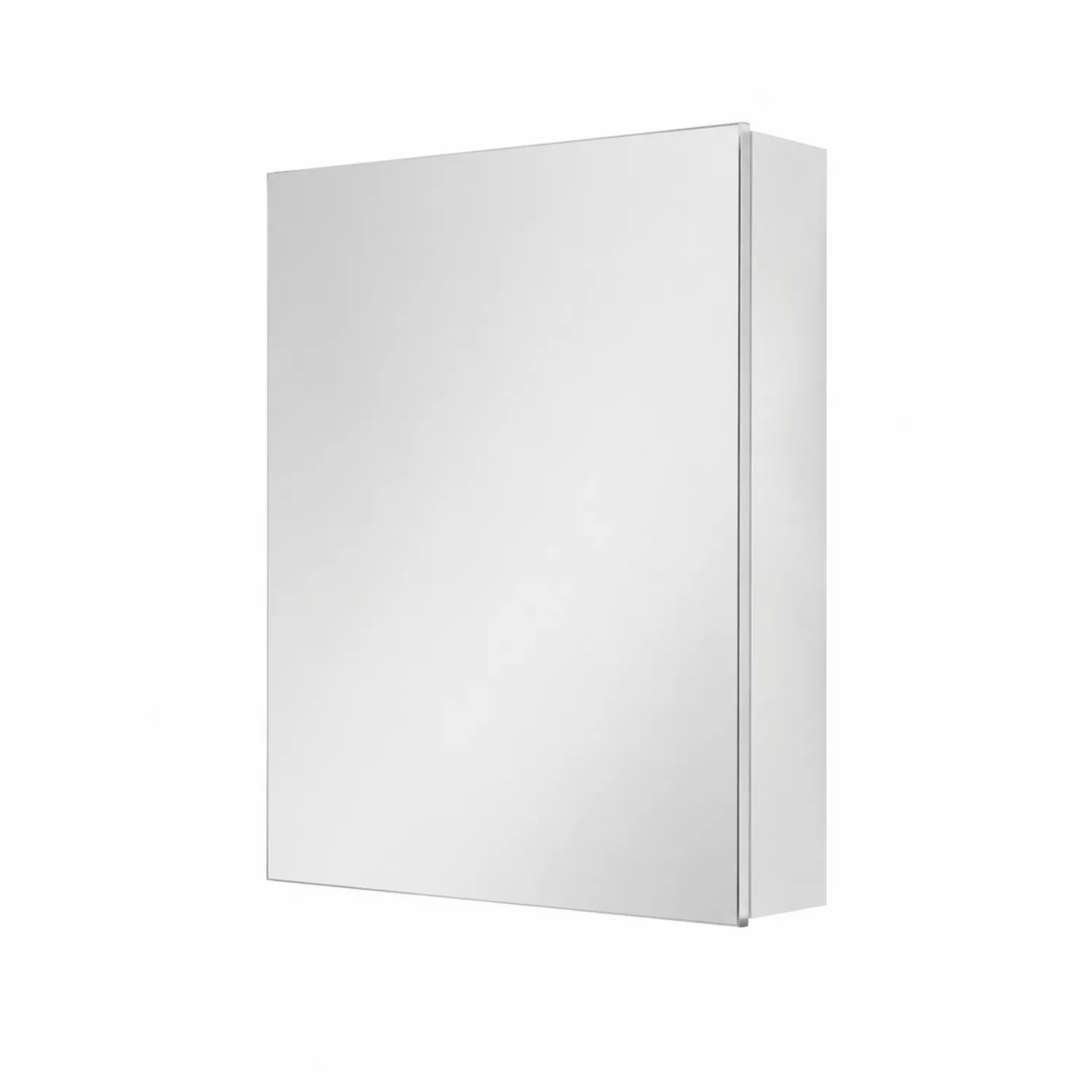 Armario de Pared con Espejo de MDF y Puerta Espejada 60x60 cm Blanco-Casixorn