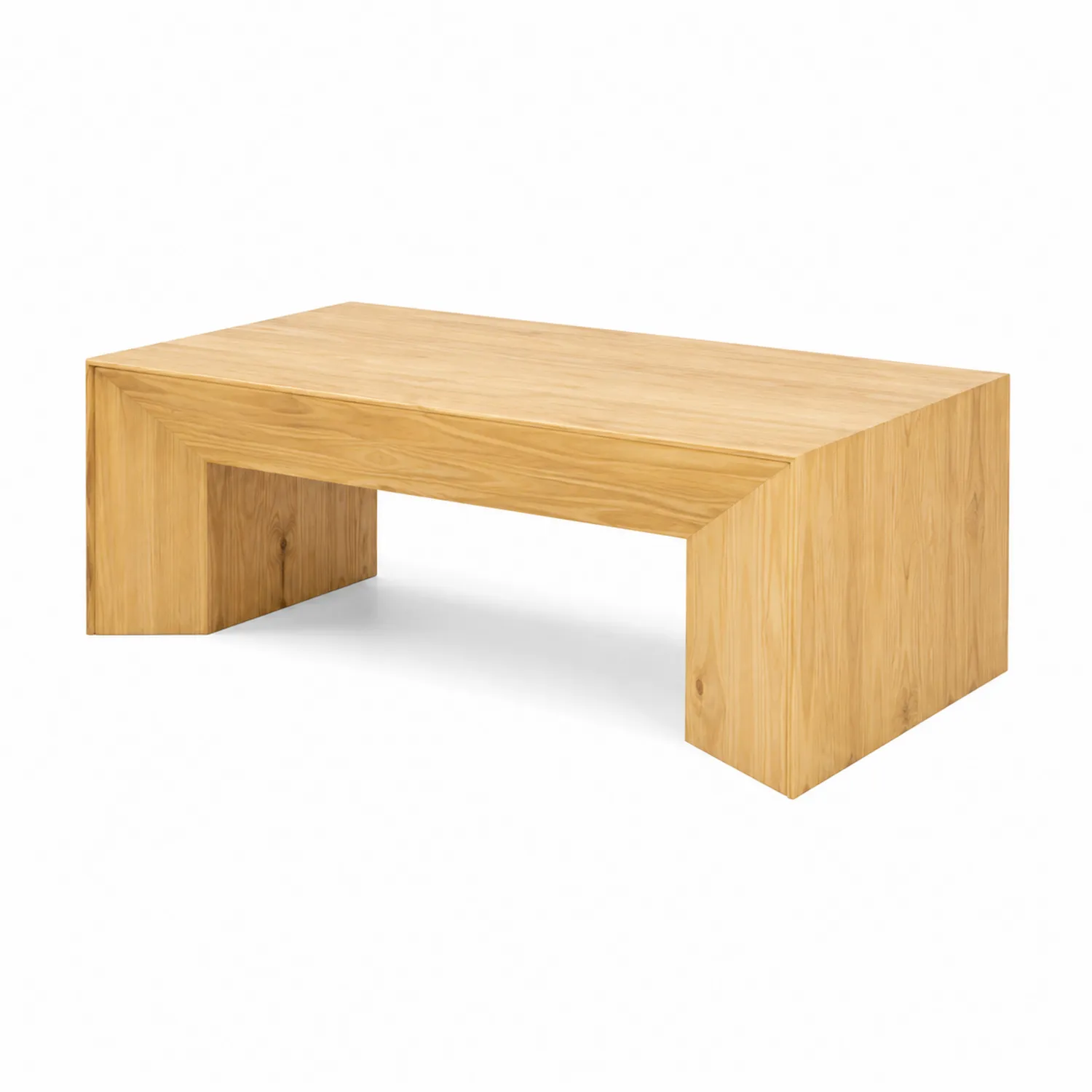 Mesa de centro de madera de roble 120x60x45cm-Casixorn
