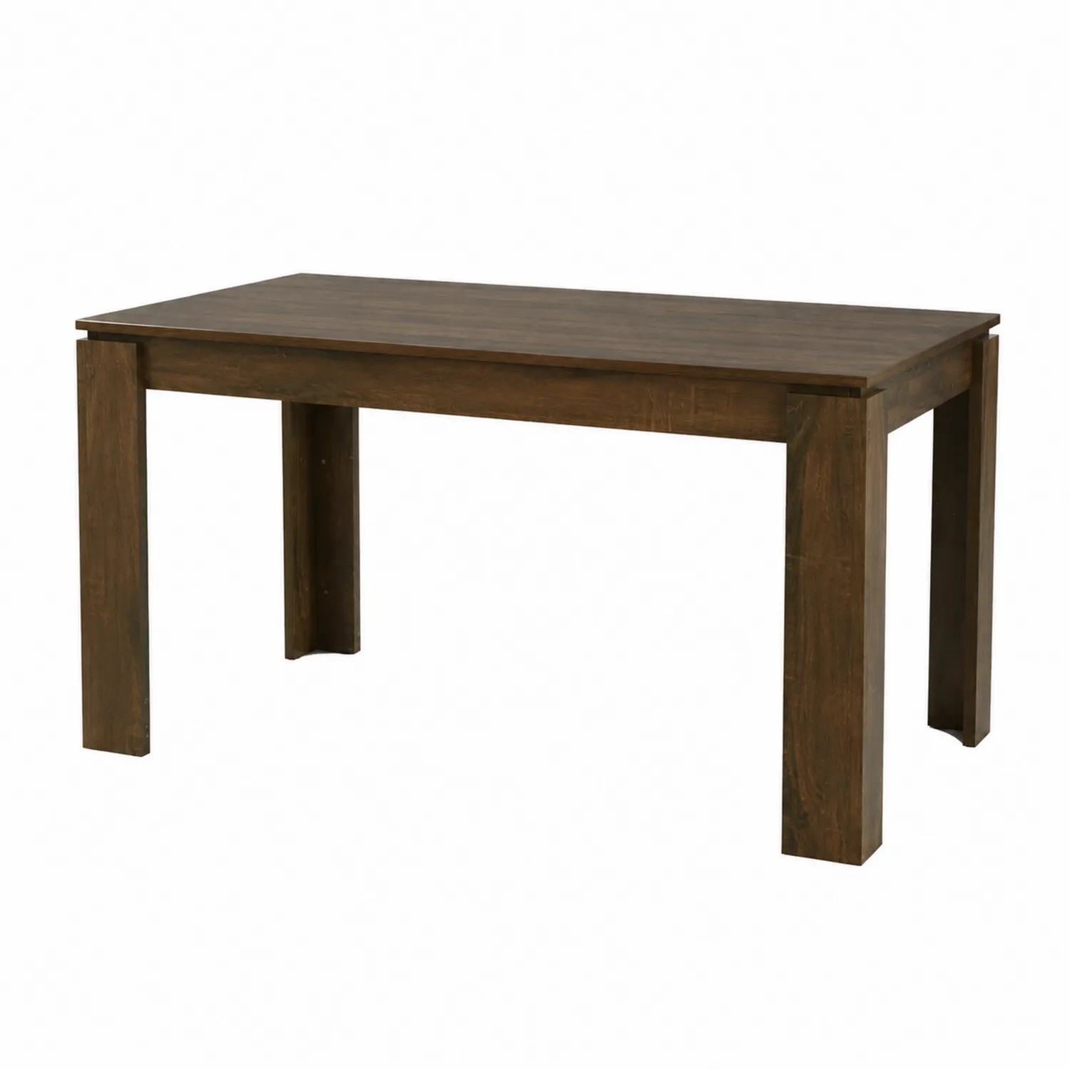 Mesa de comedor de madera de acacia 150x90x75 cm Marrón-Casixorn