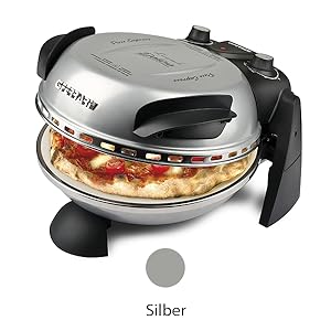 Machine à pizza en argent