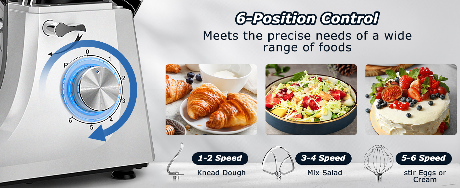 CHeflee 1800W Robot Pâtissier