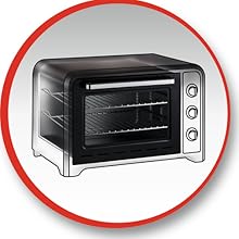 Four 60 L à convection avec 7 modes de cuisson