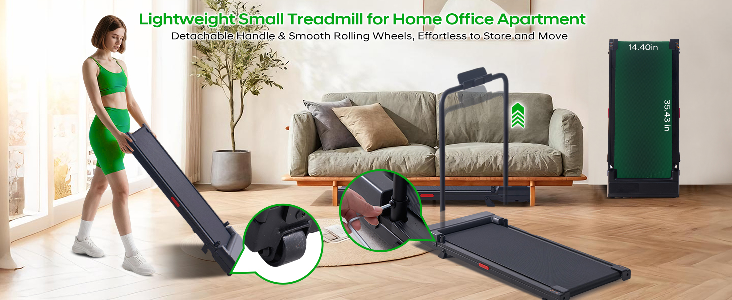 Tapis roulant petit léger pour bureau à domicile appartement