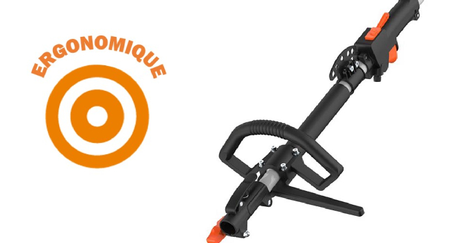 Débroussailleuse thermique multifonction 4 en 1 FX-MT152 - Poignée ergonomique
