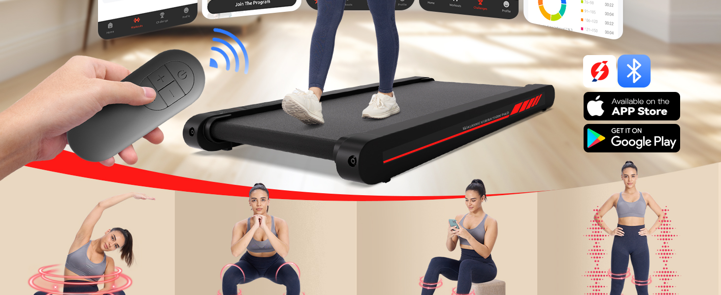 Tapis de marche vibratoire