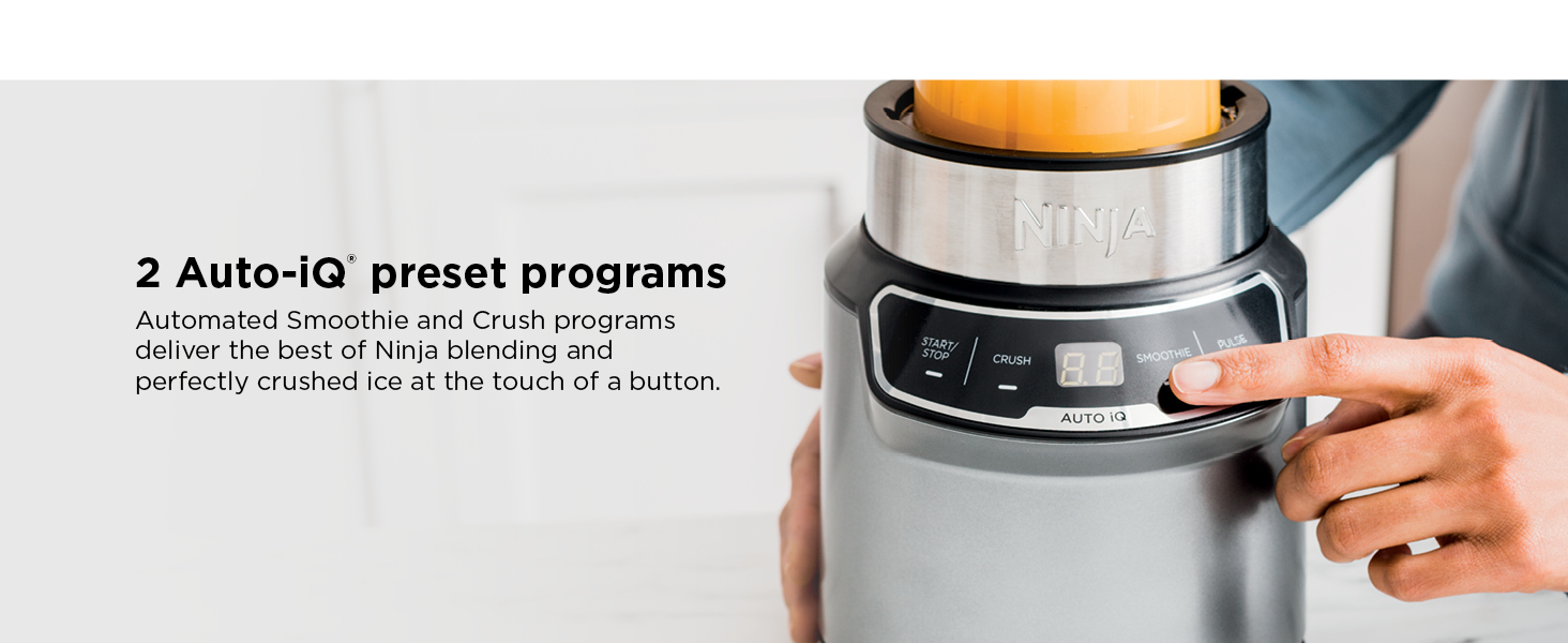2 programs Drink & go Easy to clean