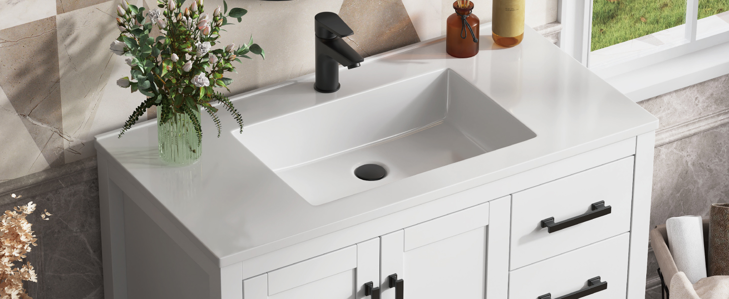 vasque de salle de bain avec évier