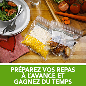 préparez vos repas à l'avance et gagnez de temps