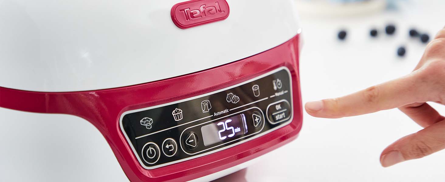 Interface intuitive avec Cake Factory Delices KD810112 de tefal