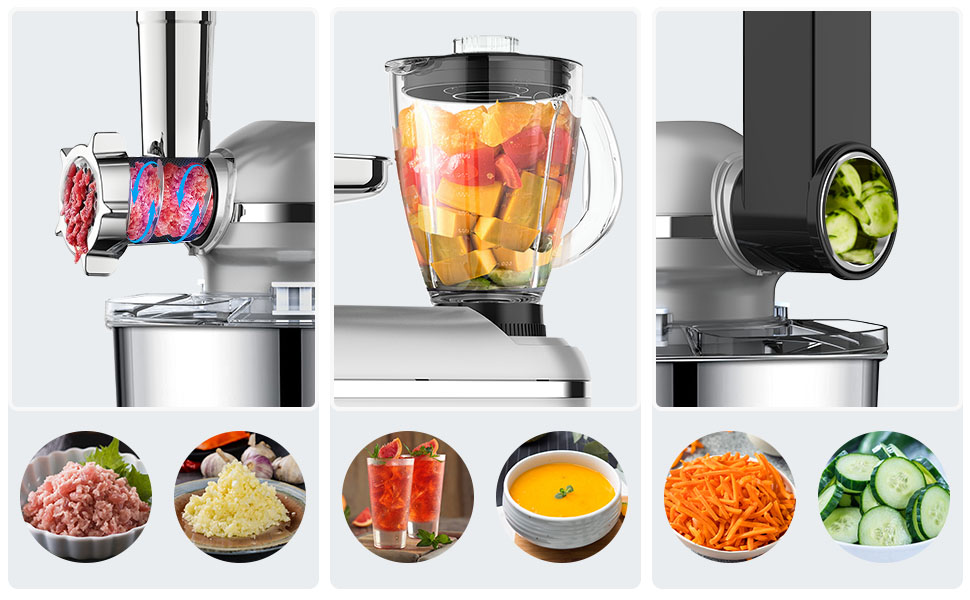 Homlee Robot Multifonctions 1800W Robot P&acirc;tissier