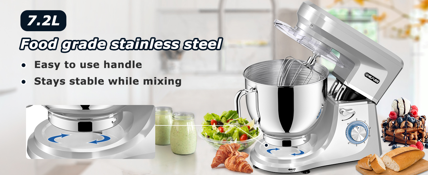 CHeflee 1800W Robot Pâtissier
