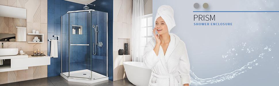Enceinte de douche neo-angle