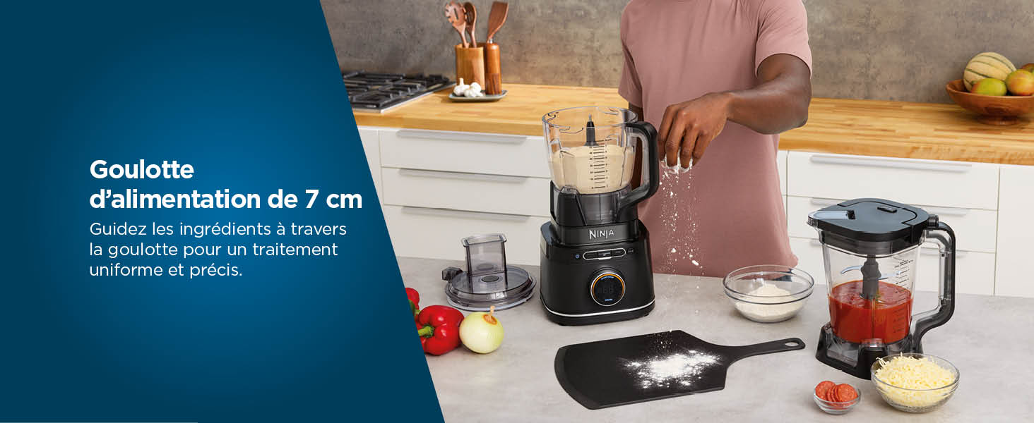 Ninja Detect Power Blender Processor Pro 3-en-1, mixeur 1200W TB401EU