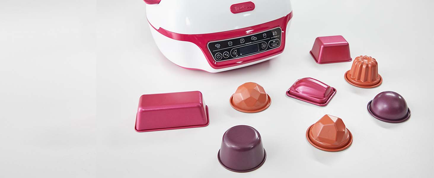 Des moules originaux pour créer à l’infini avec Cake Factory Delices KD810112  de Tefal