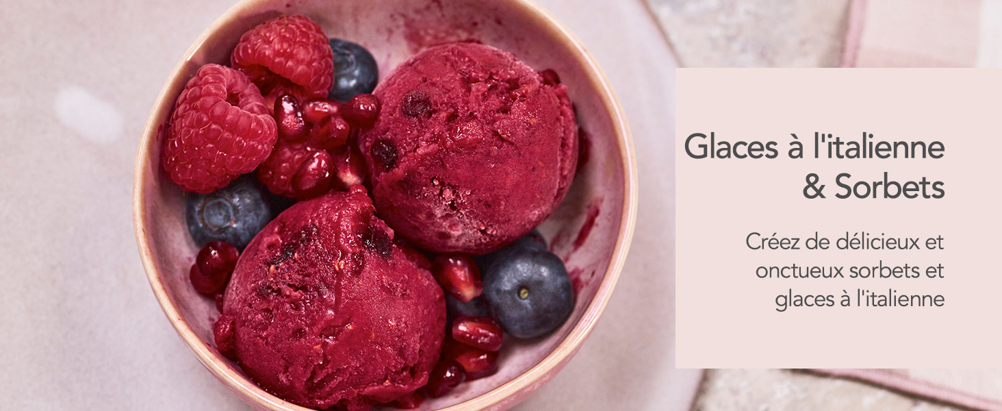 Cuisinart, Ice Cream & Gelato, ICE100E, sorbetière, machine à glace, glace à l'italienne, sorbet