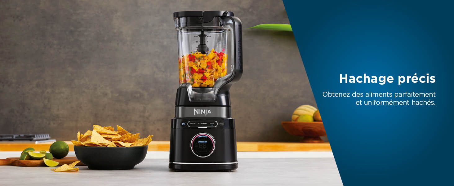 Ninja Detect Power Blender Processor Pro 3-en-1, mixeur 1200W TB401EU
