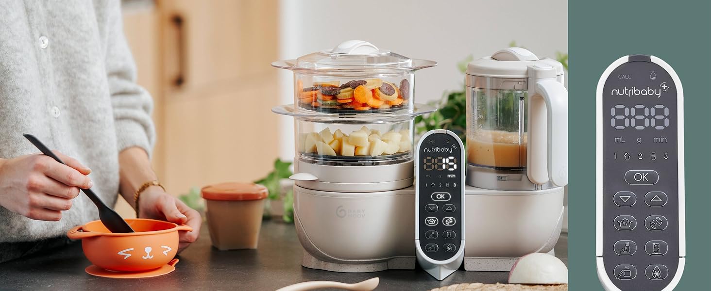 robot mixeur cuiseur bébé - robot culinaire bébé - Robot Nutribaby(+) babymoov