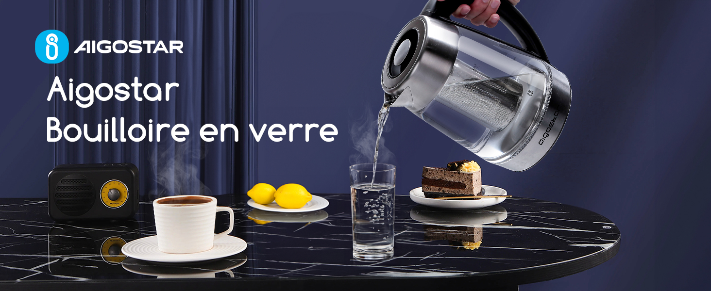 Bouilloire en verre