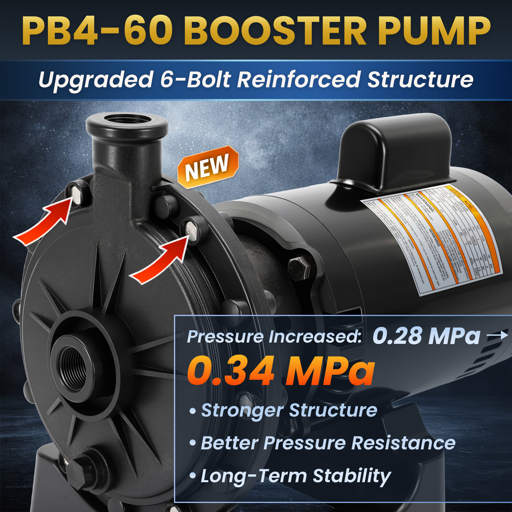 Aqualix-Booster Pump for In-Ground Pools Compatible with Hayward
