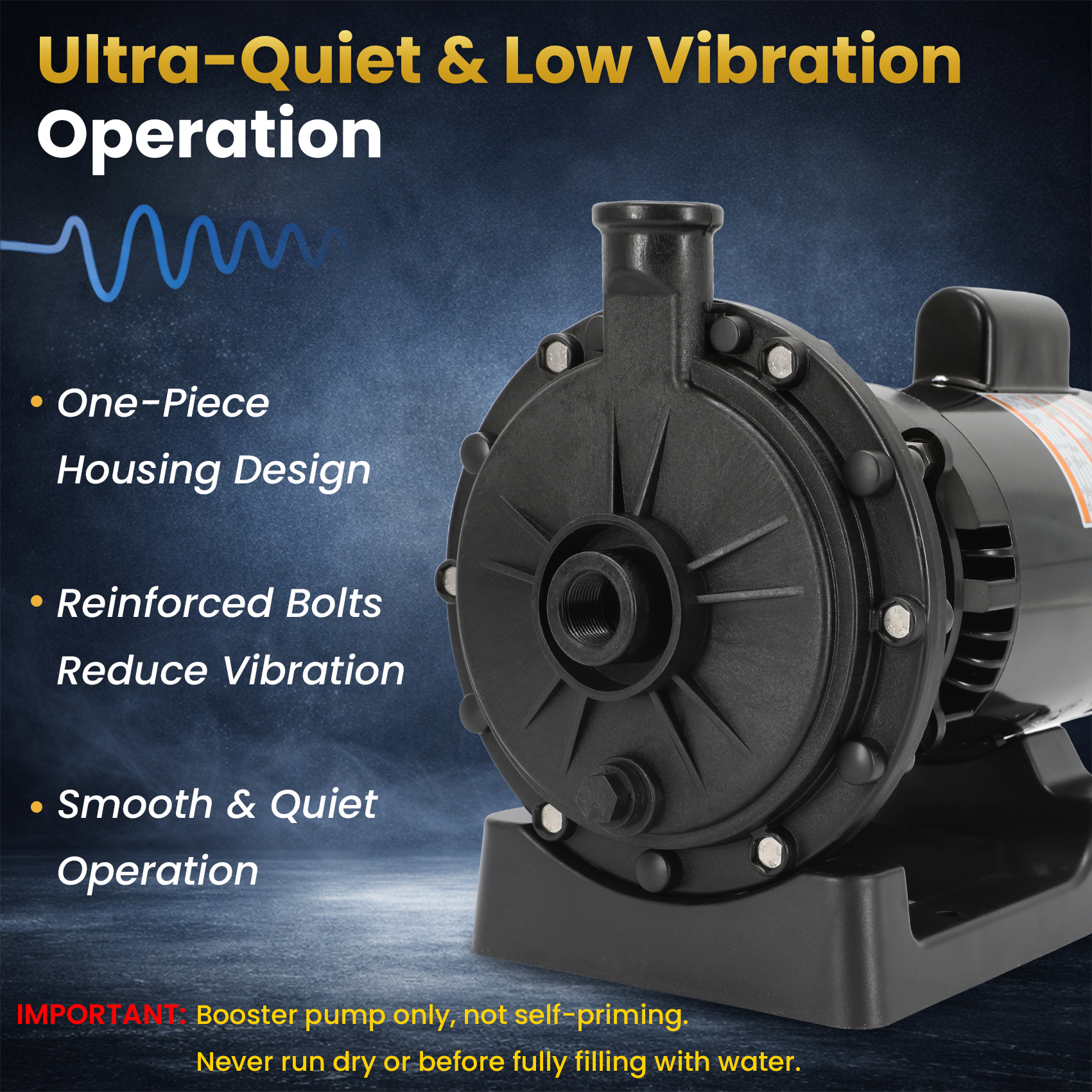 Aqualix-Booster Pump for In-Ground Pools Compatible with Hayward