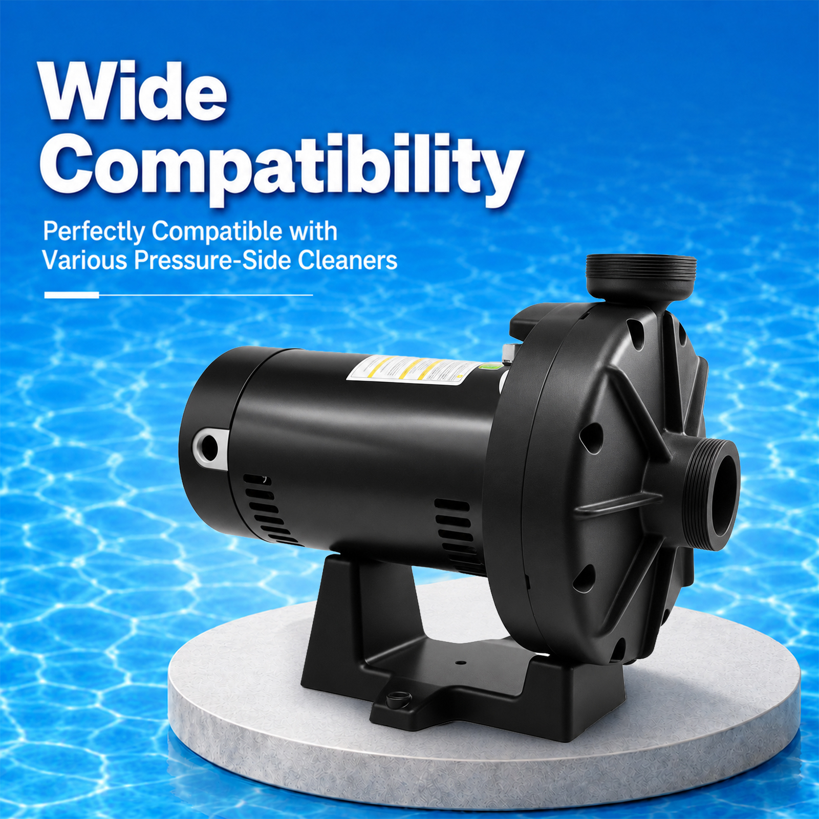 Aqualix-W36060 0.75HP Booster Pump for In-Ground Pools Compatible with Hayward