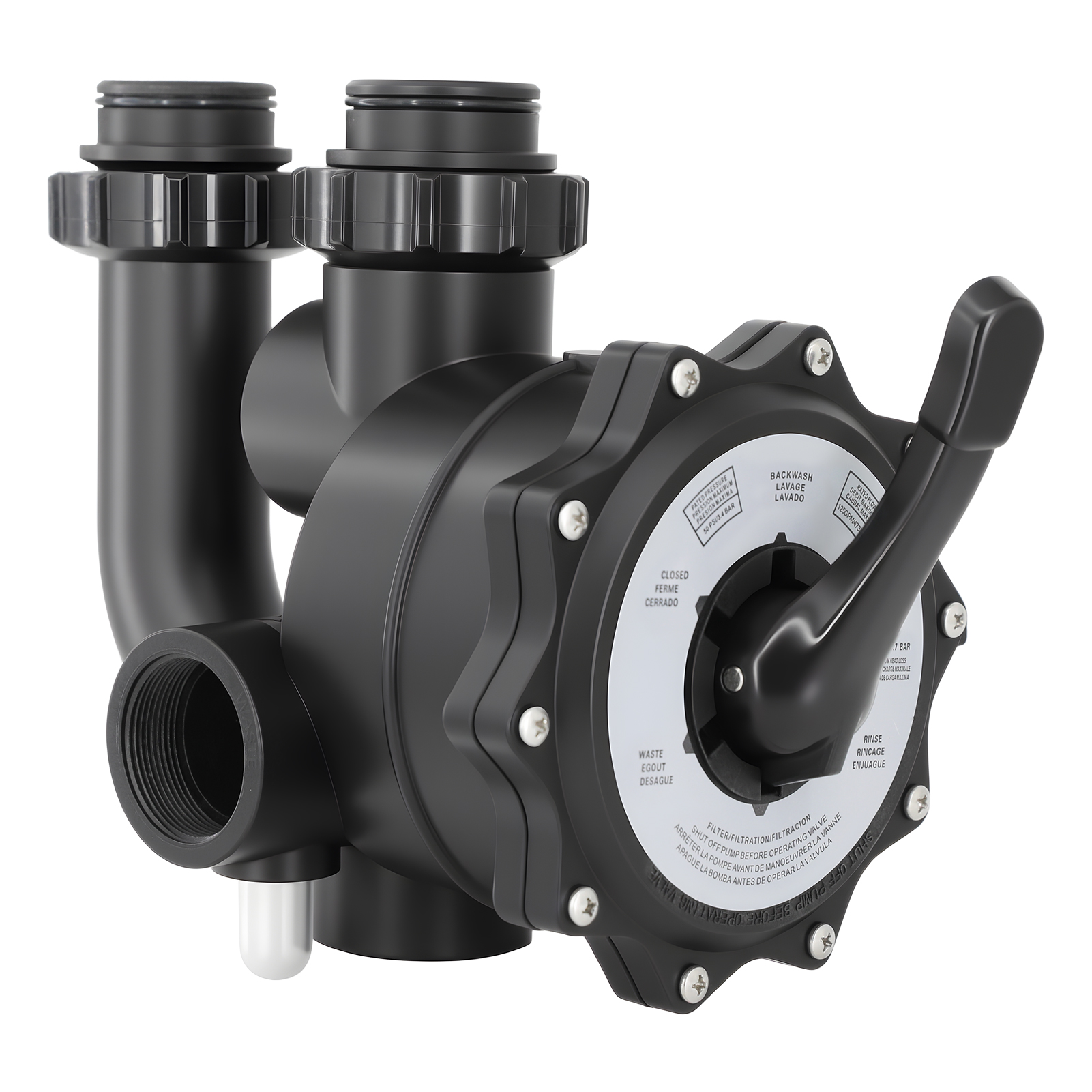 SP0715XR50 2-Inch Multiport Control Valve Compatible with Hayward Pro Series Vari-Flo D.E. Filters