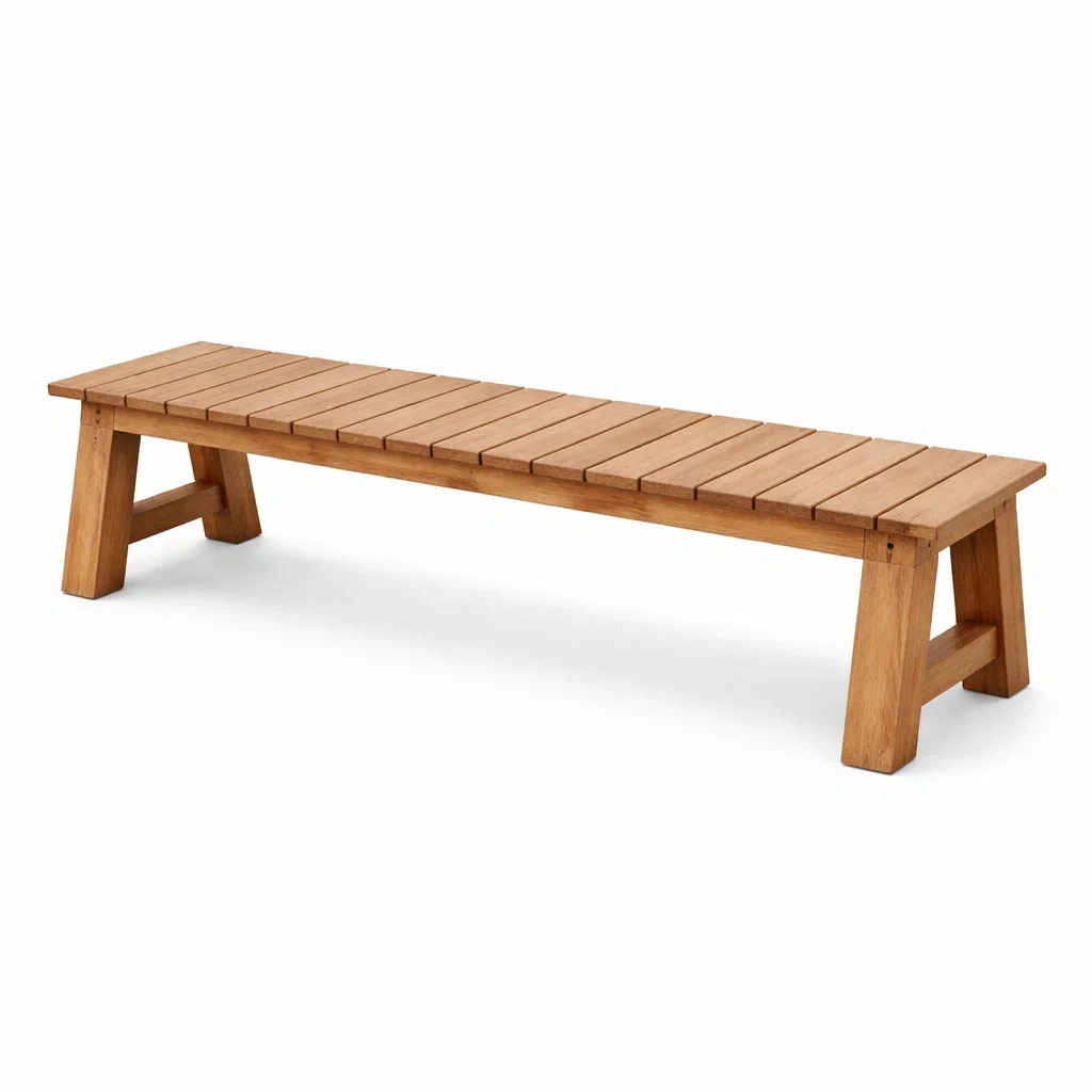 Banc en Bois d'Acacia Extérieur 200 cm-ecoverand
