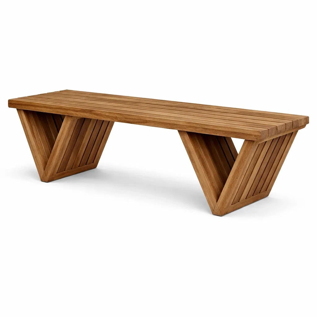 Banc en bois de teck 200 cm-ecoverand