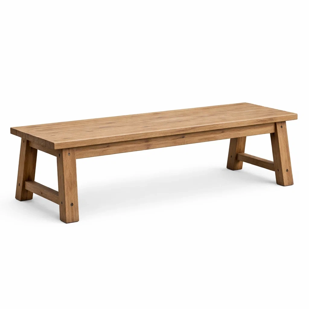 Banc en bois de chêne 200 cm-ecoverand