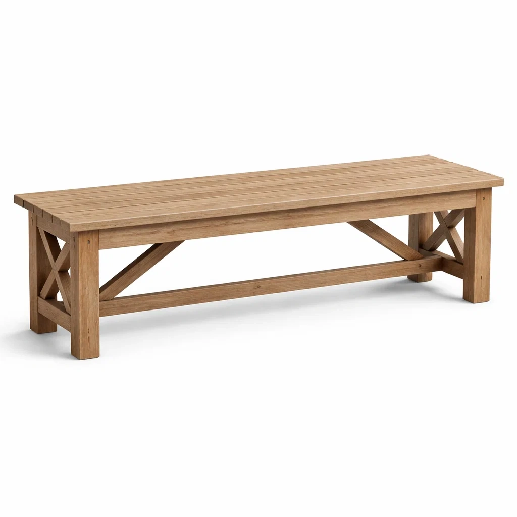 Banc en bois de chêne massif 180 cm-ecoverand