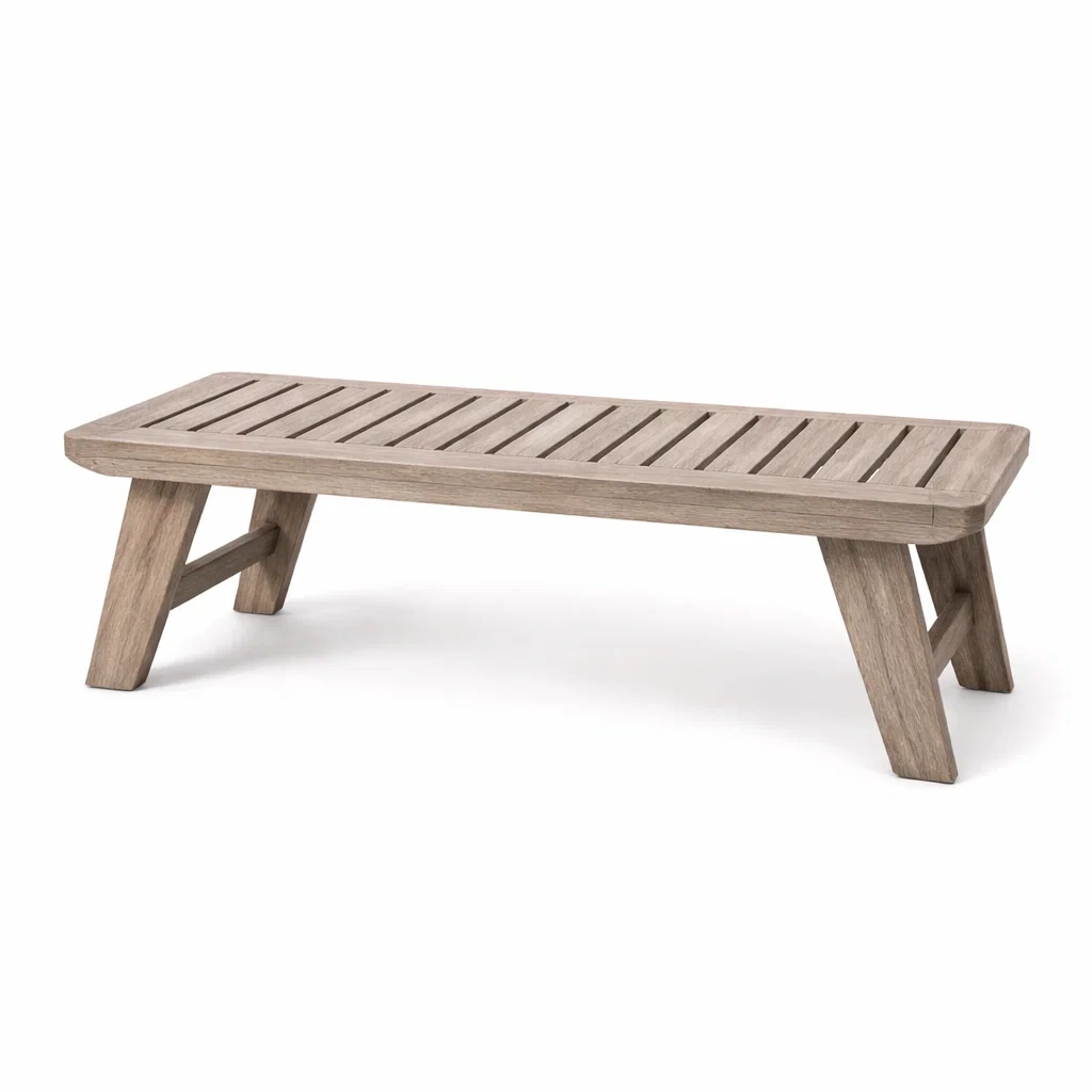Banc en bois d'acacia pour extérieur 180 cm-ecoverand