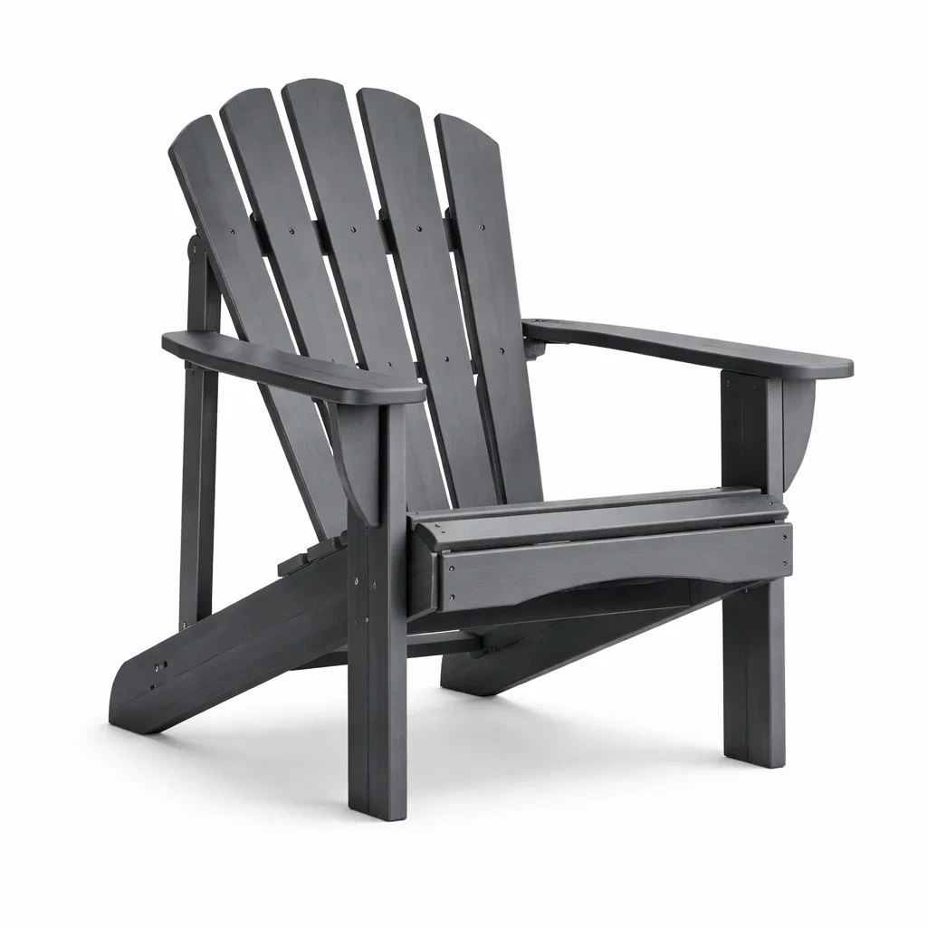Fauteuil Adirondack en Bois Composite Gris-ecoverand