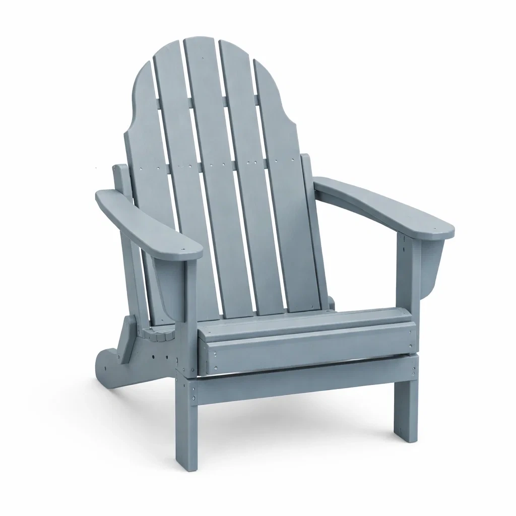 Chaise Adirondack en bois composite Gris clair-ecoverand