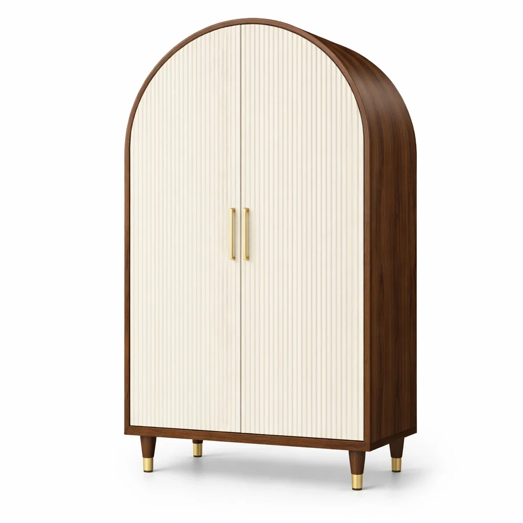 Armoire en bois massif avec portes en MDF-URBANO ASISVIBES