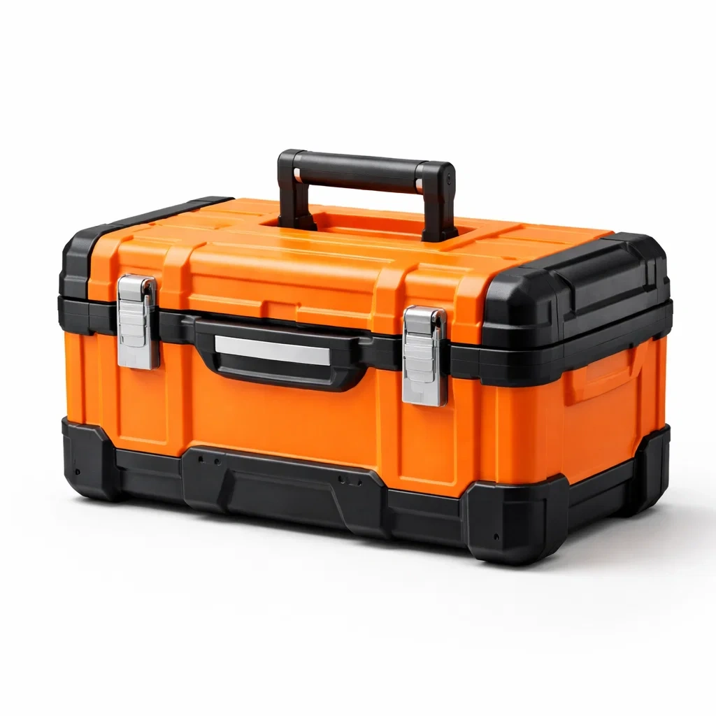 Boîte à outils en plastique ABS orange/noir 40 cm-ZENNOOKSANCTUARY