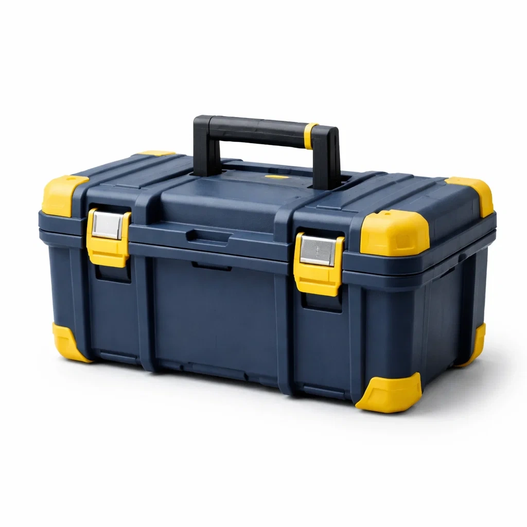 Boîte à outils en plastique ABS Bleu et Jaune 52x28x26 cm-ZENNOOKSANCTUARY