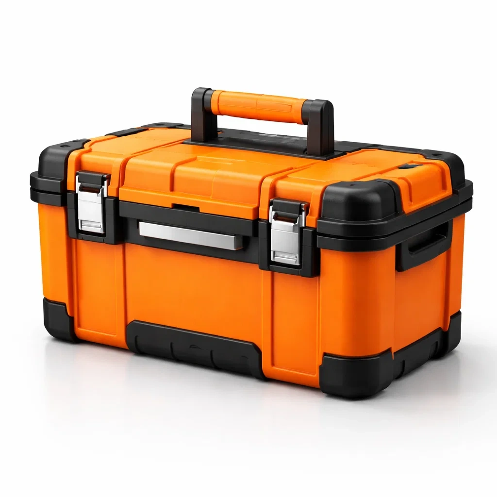 Boîte à outils en plastique Orange et Noir-ZENNOOKSANCTUARY