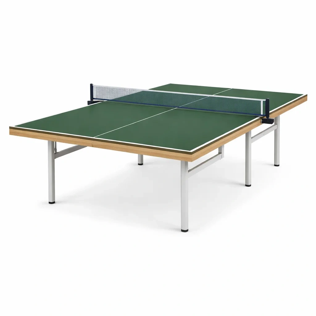 Table de Tennis de Table Intérieur Pliable MDF Métal Vert-ZENNOOKSANCTUARY