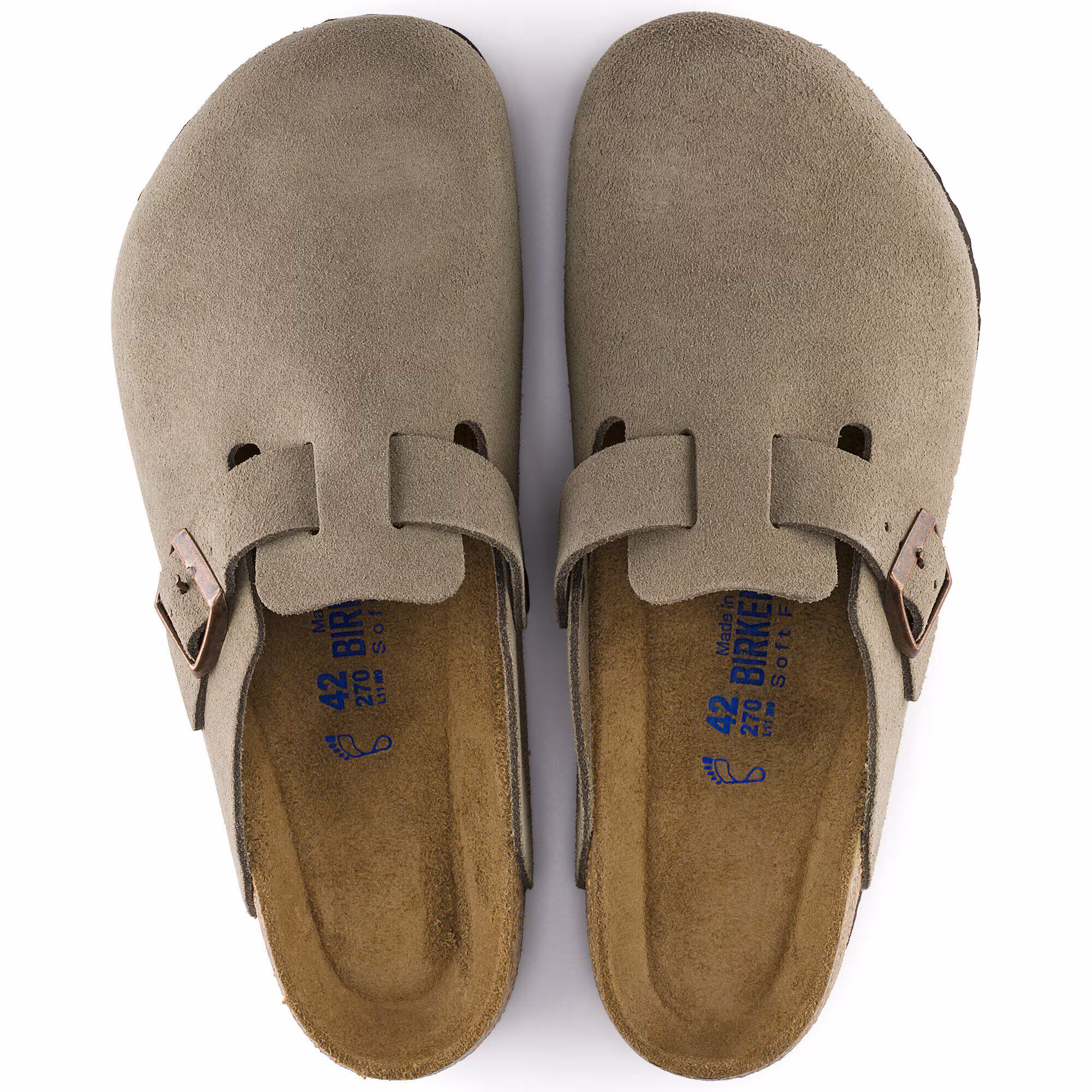 Boston Lit de pied souple Taupe