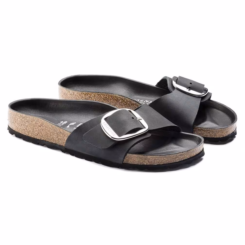 Madrid Big Buckle Black