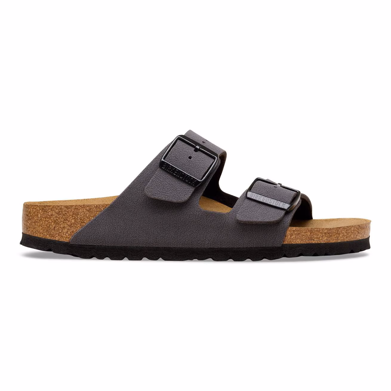 Arizona Velvet Gray/Black Buckles