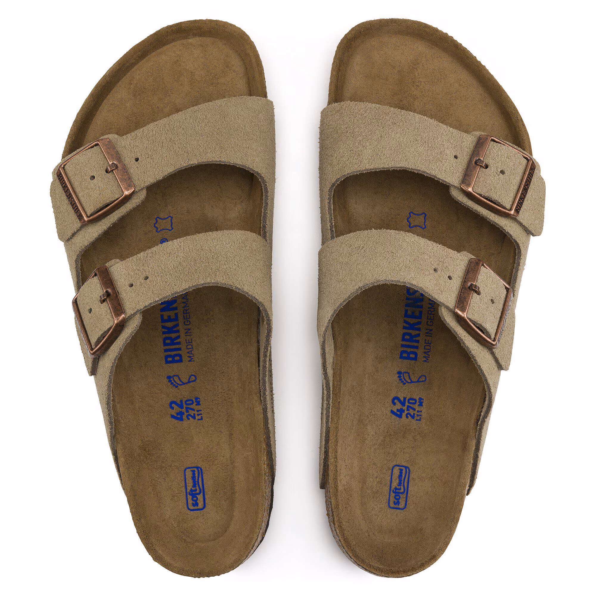 Arizona Lit de pied souple Taupe
