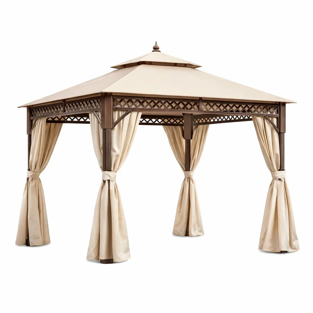 Pavillon en aluminium avec toit en polyester-DREAMLUXENEST