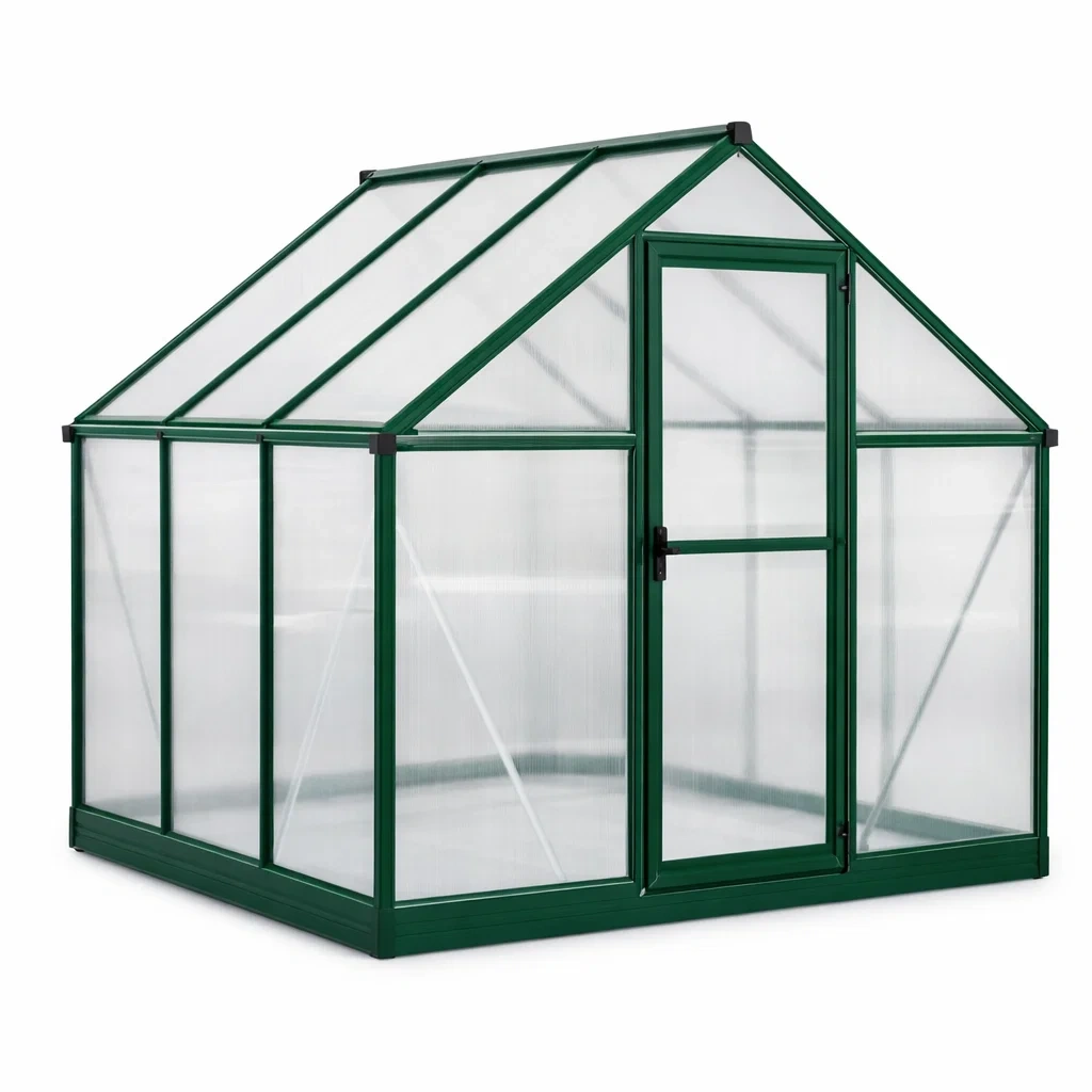 Serre en aluminium et polycarbonate 190x185x195 cm-DREAMLUXENEST