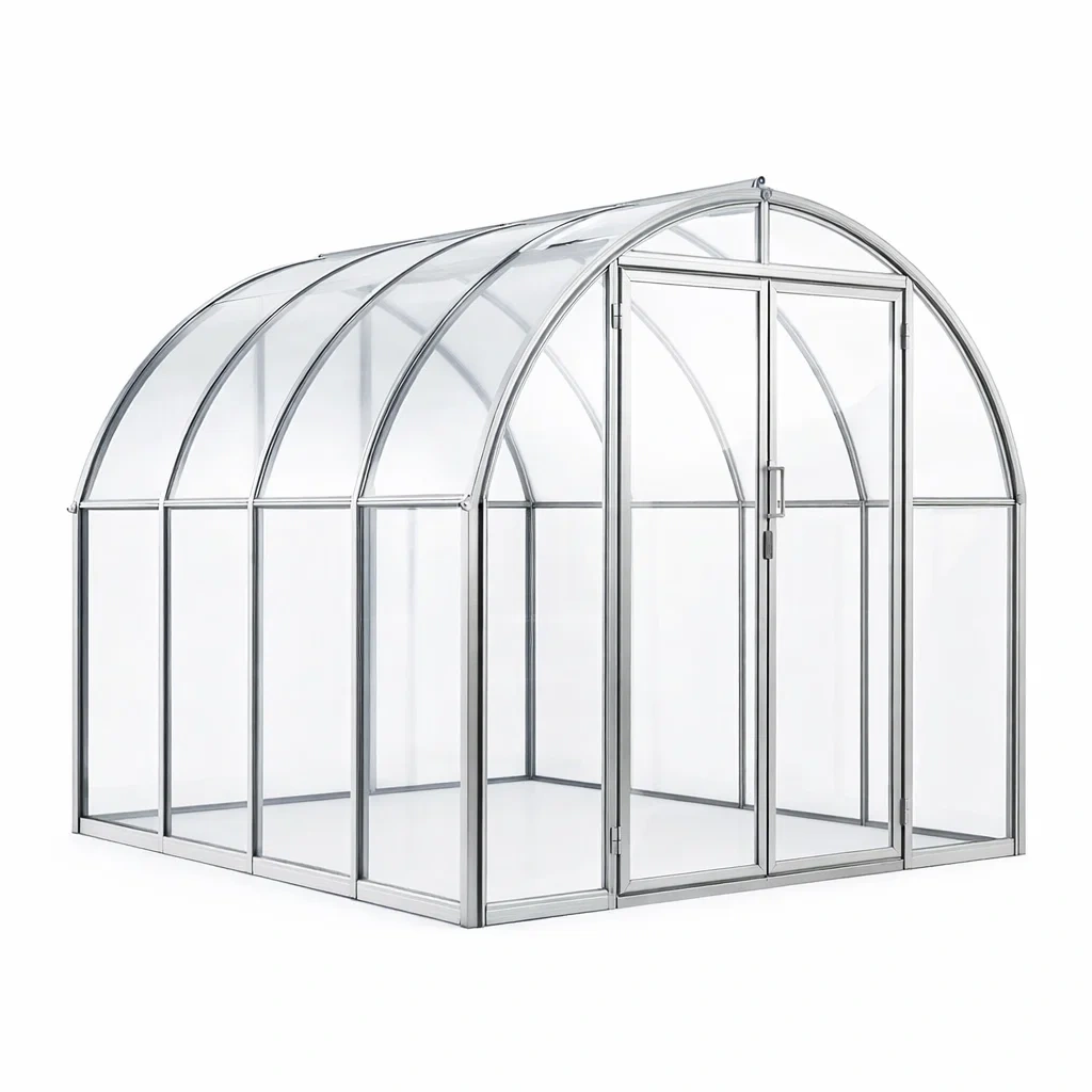 Serre en aluminium et polycarbonate transparent 244x182x209 cm-DREAMLUXENEST