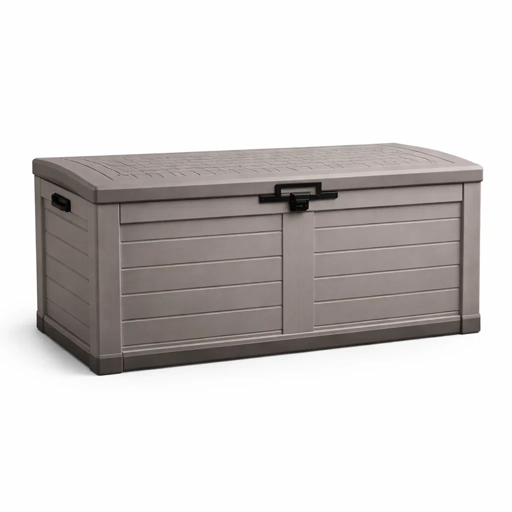 Coffre de rangement en polypropylène 120x60x50 cm Gris-DREAMLUXENEST