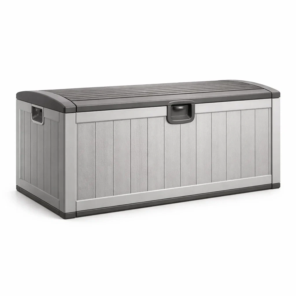 Coffre de rangement en polypropylène Gris Anthracite-DREAMLUXENEST