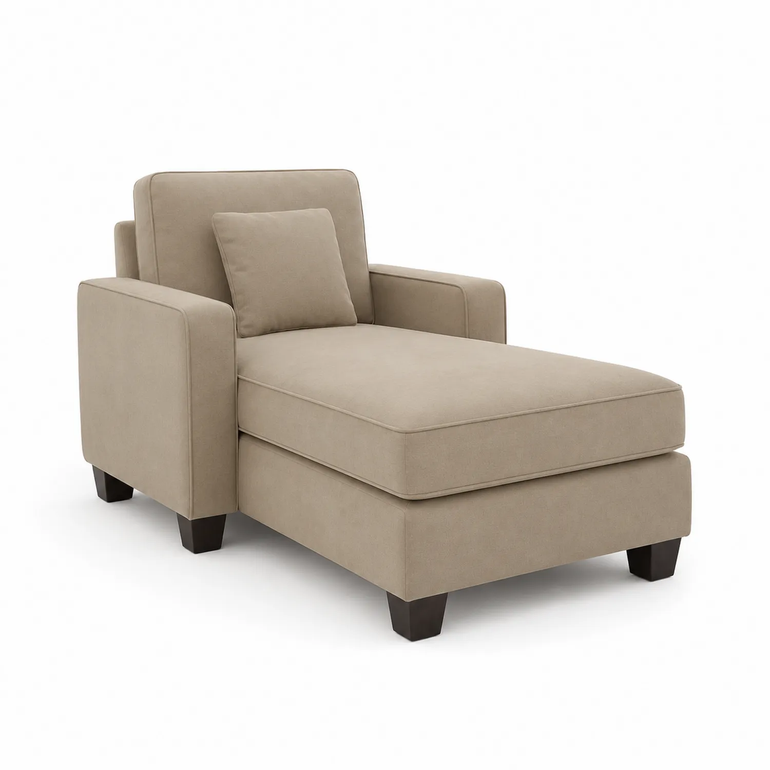 Chaise Longue in Tessuto con Cuscino Incluso