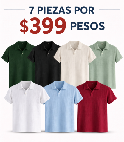 Camiseta Polo de Punto Jacquard para Hombre, Corte Regular, Manga Corta con Botones, Ropa Casual de Verano, Moda Masculina para Uso Diario