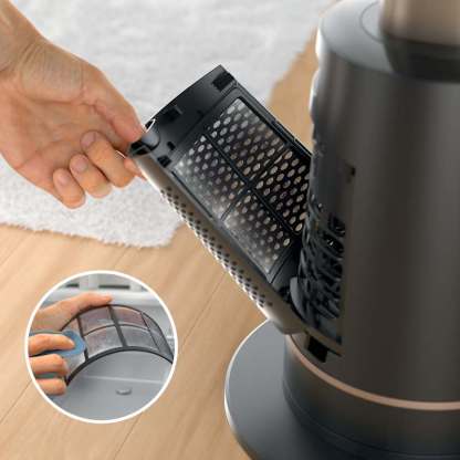 Ventilador de torre sin aspas Shark® TurboBlade™ Ultra personalizable, Carbón